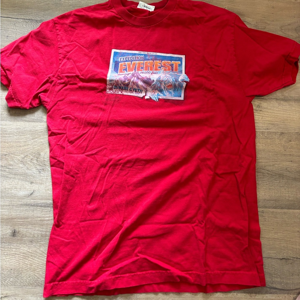 Vintage Disney 2006 Expedition Everest Shirt Size M
